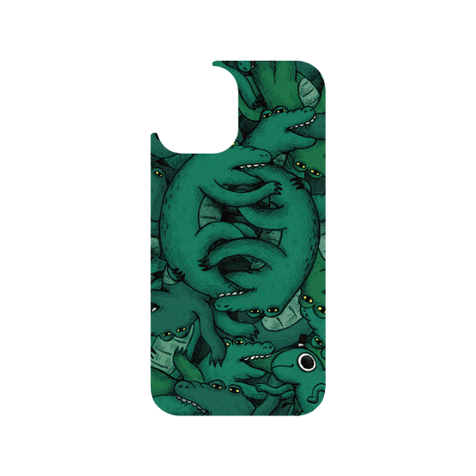 RhinoShield X Incrediville Clear iPhone 12 Case - Crocodille Ying Yang