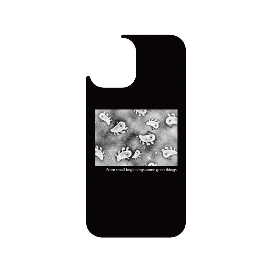RHINOSHIELD X Incrediville  Clear iPhone 12 Case - Microscopic Observation - Black
