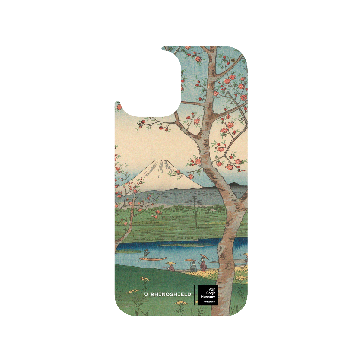 RHINOSHIELD X Van Gogh Museum  Clear iPhone 12 Pro Case - View of Mount Fuji from Koshigaya - Utagawa Hiroshige