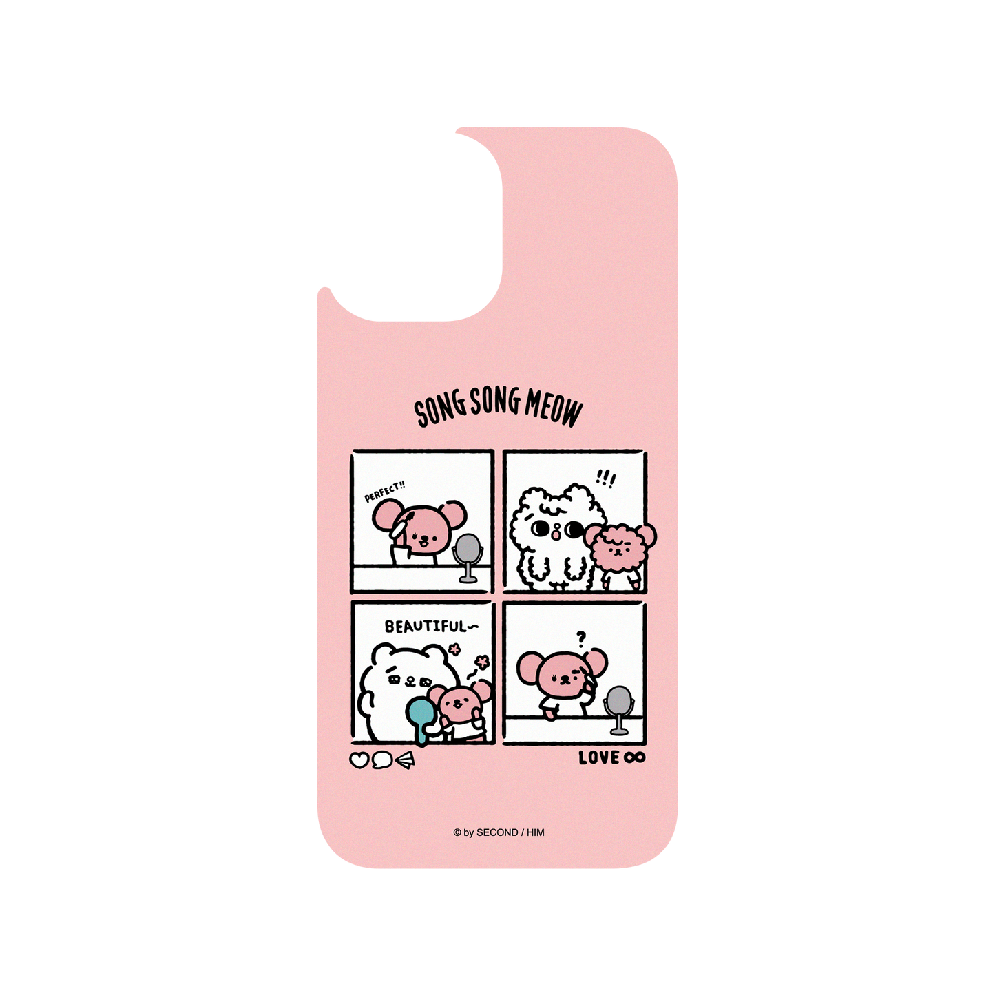 RHINOSHIELD X Song Song Meow by SECOND Clear Case (MagSafe compatible) iPhone 12 Pro Max - Let's be pretty