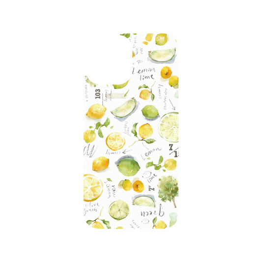 RhinoShield X Liang Feng Clear iPhone 12 Pro Max Case - Sicily Lemon