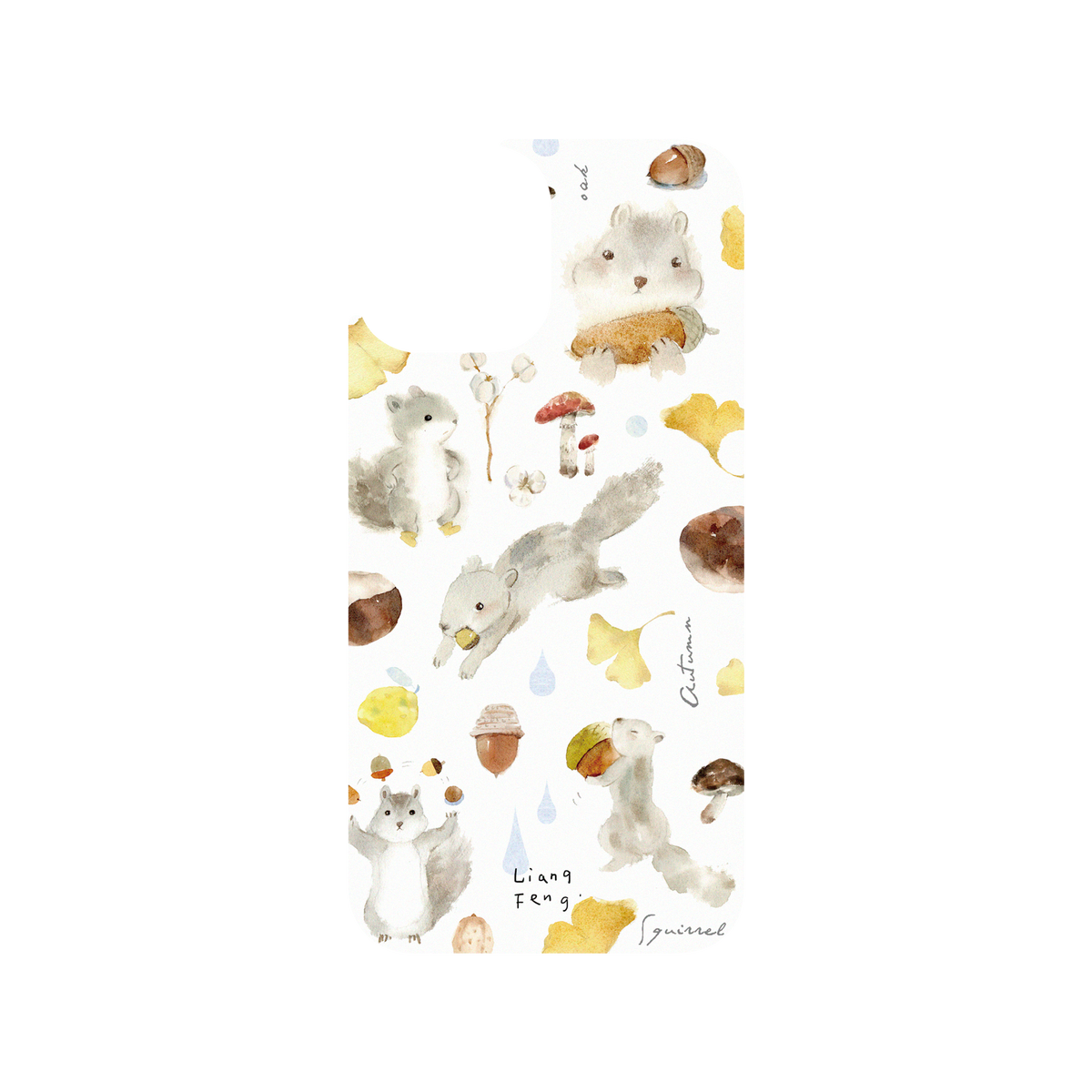 RhinoShield X Liang Feng Clear iPhone 12 Pro Max Case - Squirrel
