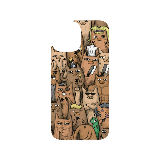 RhinoShield X Incrediville Clear iPhone 12 Pro Max Case - Revenge of the Pigs