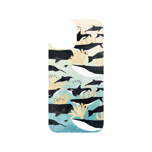 RHINOSHIELD X WasangShow Clear iPhone 12 Pro Max Case - Call of the Ocean