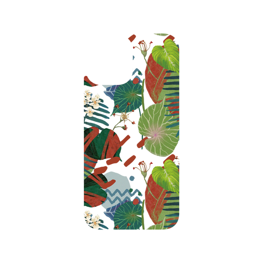 RHINOSHIELD X WasangShow Clear iPhone 12 Pro Max Case - Tropical Leaves