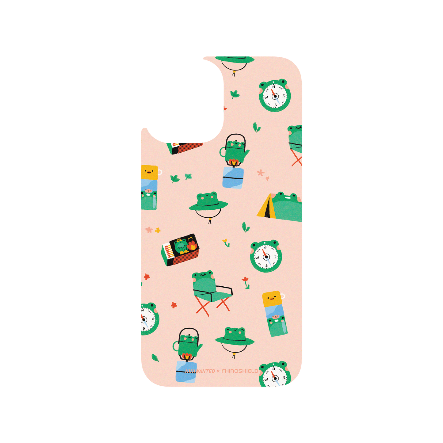 RHINOSHIELD X NINIWANTED Clear Case (MagSafe compatible) iPhone 12 Pro Max - Perfect Frog Camper