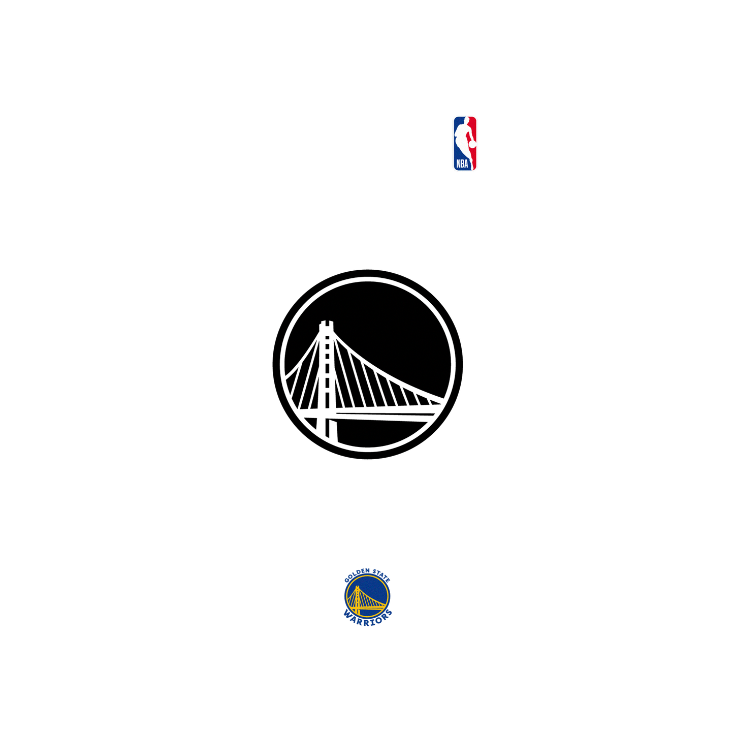 RHINOSHIELD X NBA Clear Case (MagSafe compatible) iPhone 12 Pro Max - Golden State Warriors B&W - Dark