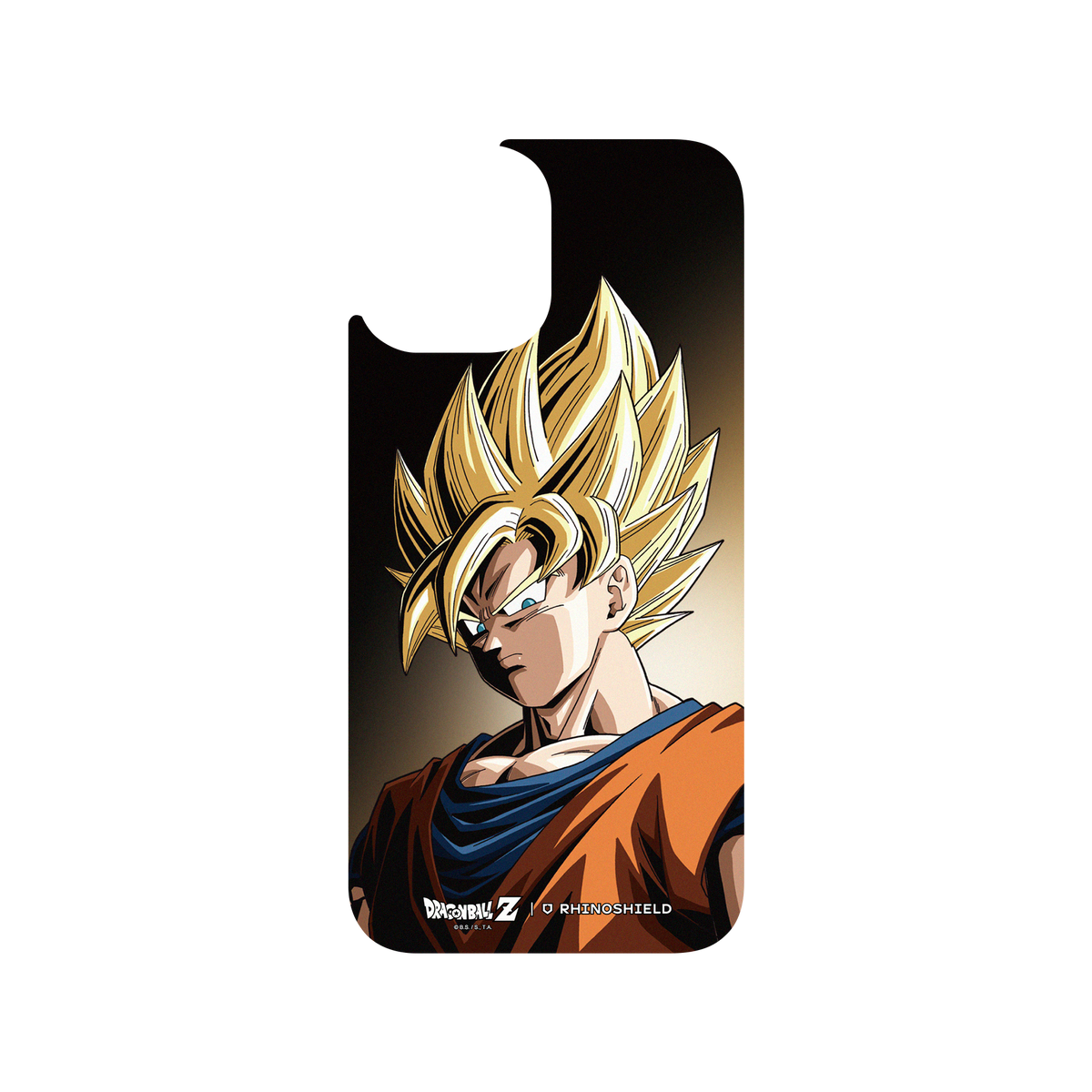 RhinoShield X Dragon Ball Z Clear iPhone 12 Pro Max Case - Goku - Super Saiyan - Dark edition