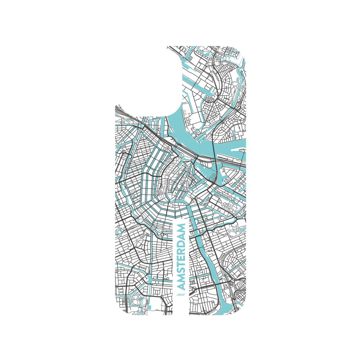 RhinoShield X JOCR Clear iPhone 12 Pro Max Case - Amsterdam (Black Logo)