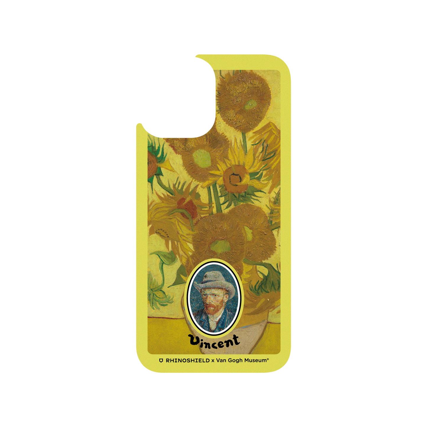 RhinoShield X Van Gogh Museum Clear iPhone 12 Pro Max Case - Sunflowers - Frame