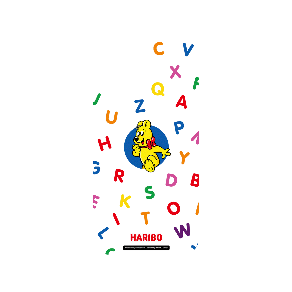 RhinoShield X Haribo Clear iPhone 12 Pro Max Case - Colourful Happiness Alphabet