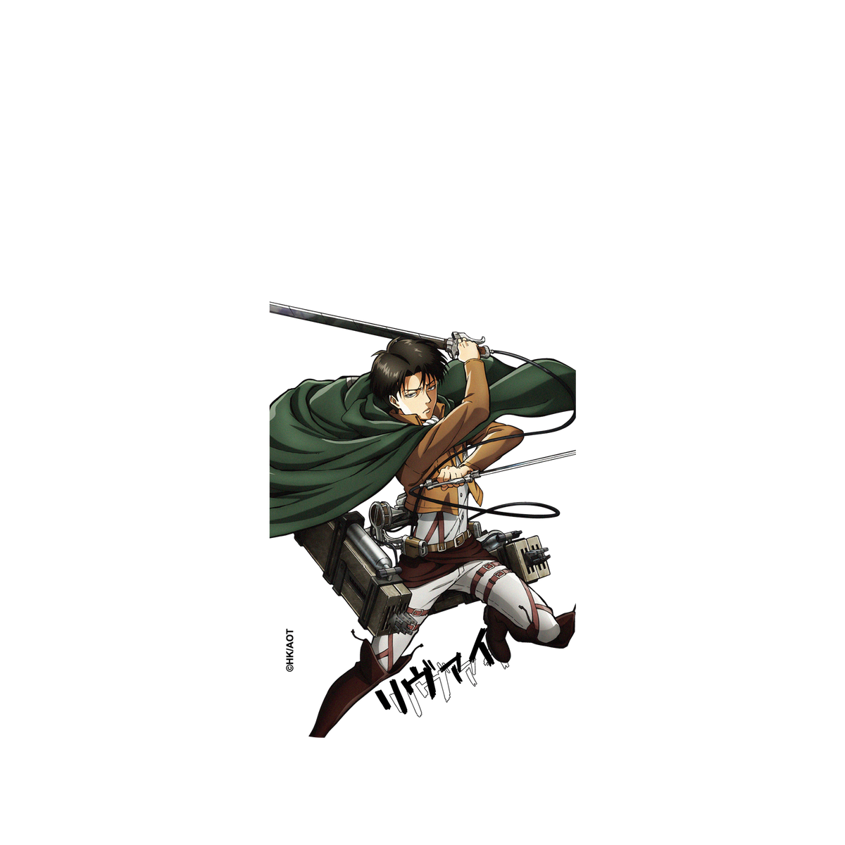 RhinoShield X Attack on Titan Clear iPhone 12 Pro Max Case - Levi in Action