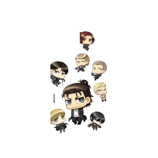 RhinoShield X Attack on Titan Clear iPhone 12 Pro Max Case - Attack on Titan - Chibi