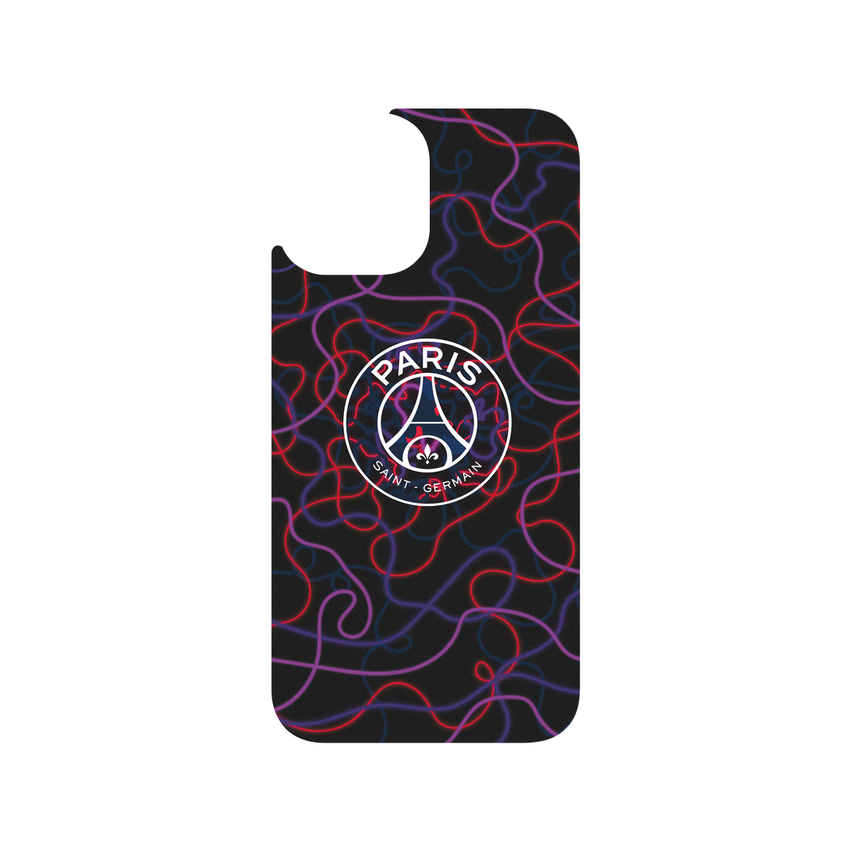 RHINOSHIELD X PSG Clear iPhone 12 Pro Max Case - Paris Saint-Germain Neon Logo