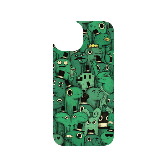 RhinoShield X Incrediville Clear iPhone 13 Case - Strange Crowd