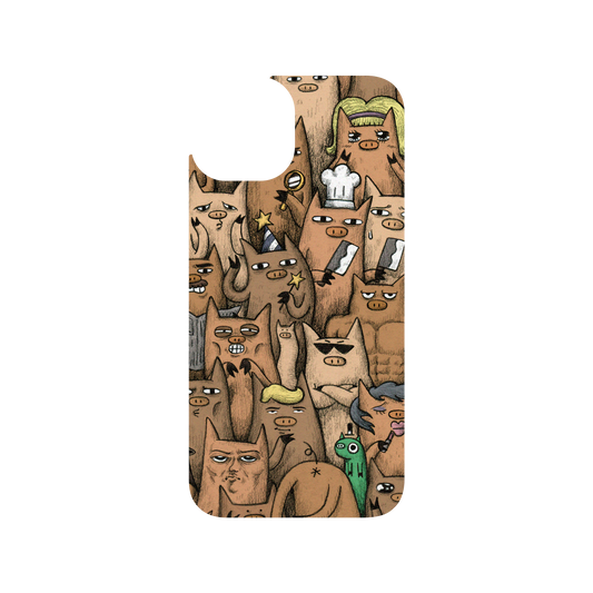 RhinoShield X Incrediville Clear iPhone 13 Case - Revenge of the Pigs