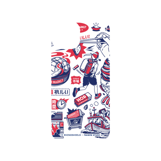 RhinoShield X Paiheme Studio Clear iPhone 13 Case - Oishi Tattoos Mix