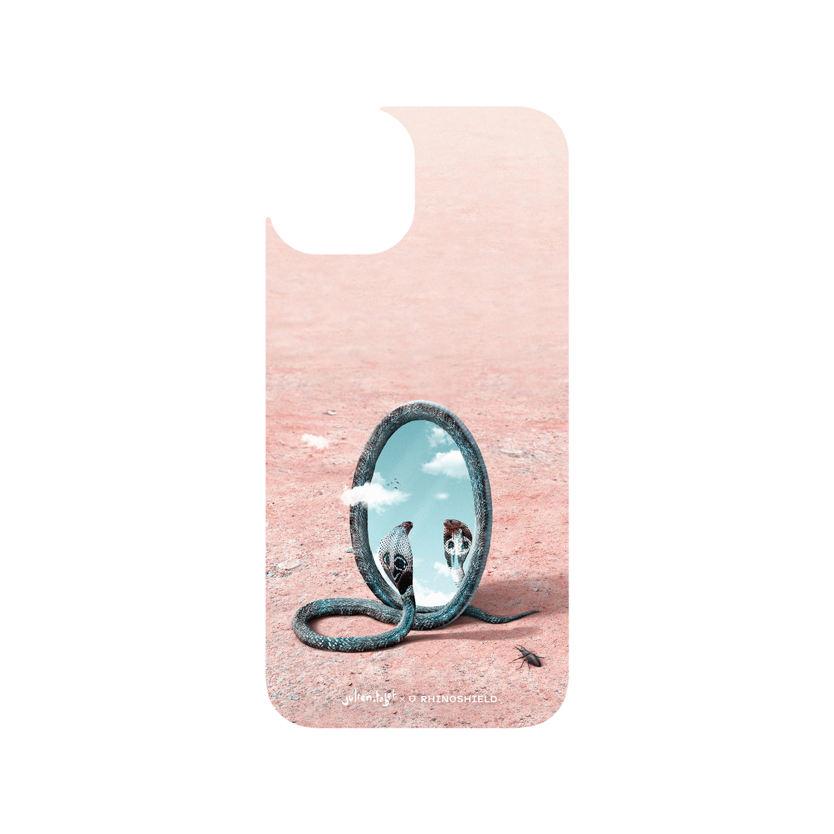RhinoShield X Julien Tabet Clear iPhone 13 Case - Spiritual Journey