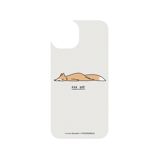 RhinoShield X I Love Doodle Clear iPhone 13 Case - Fox Off