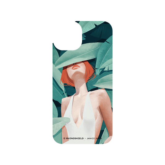 RhinoShield X Janice Sung Clear iPhone 13 Case - Orange