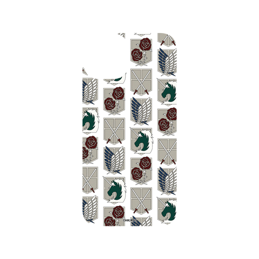 RhinoShield X Attack on Titan Clear iPhone 13 Case - Attack on Titan Regiments