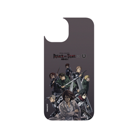 RhinoShield X Attack on Titan Clear iPhone 13 Case - Group - Season 4