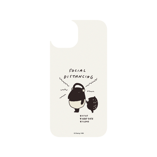 RHINOSHIELD X LAIMO Clear iPhone 13 Case - SOCIAL DISTANCING