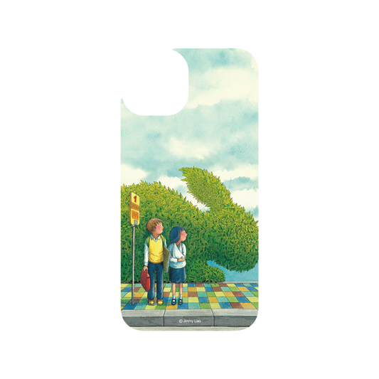 RHINOSHIELD X Jimmy Clear iPhone 13 Case - Year of the Rabbit Series - Waiting for the Bus