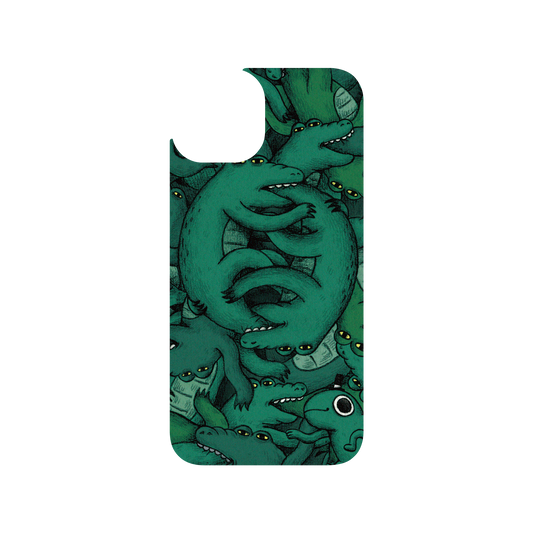 RhinoShield X Incrediville Clear iPhone 13 Case - Crocodille Ying Yang