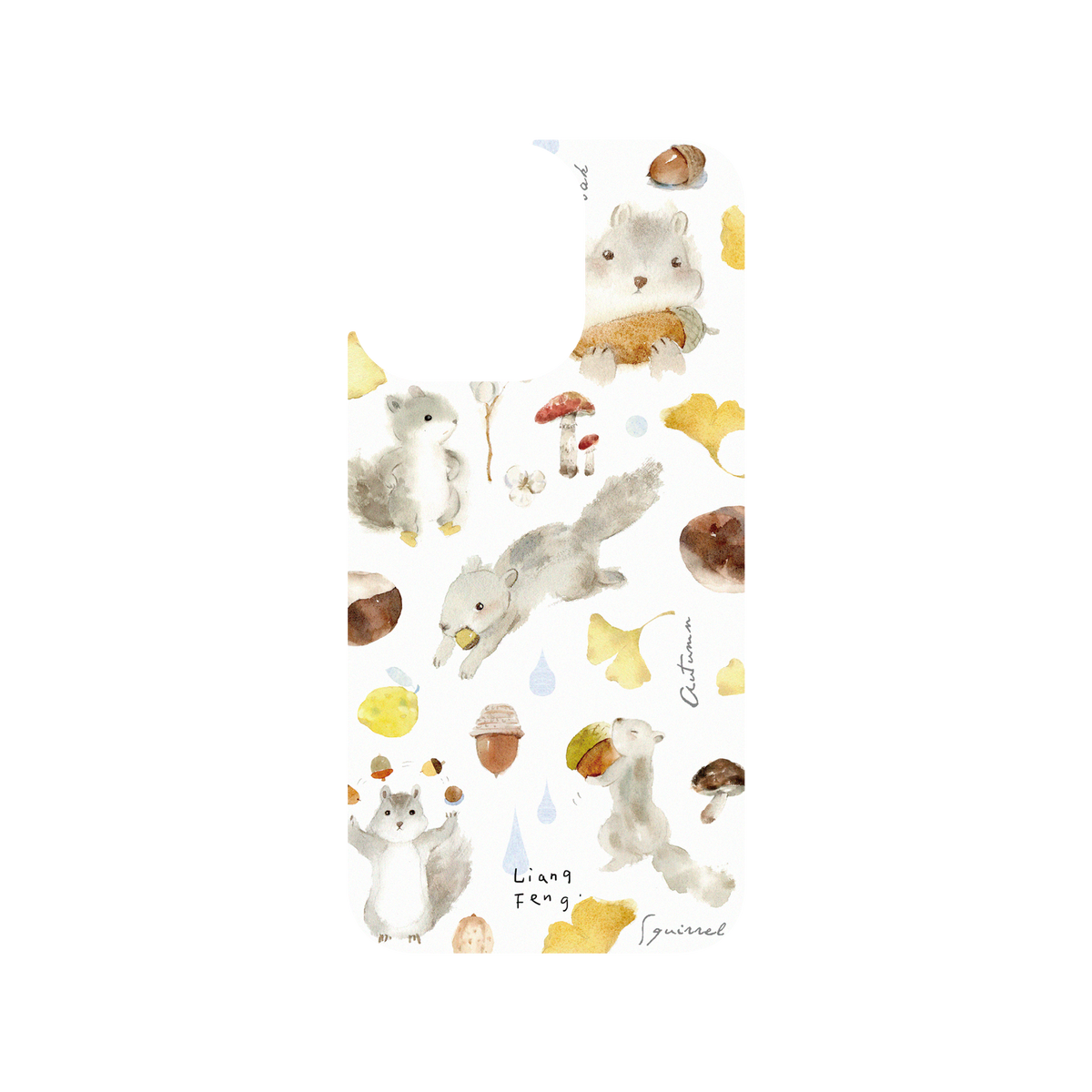 RhinoShield X Liang Feng Clear iPhone 13 Pro Case - Squirrel
