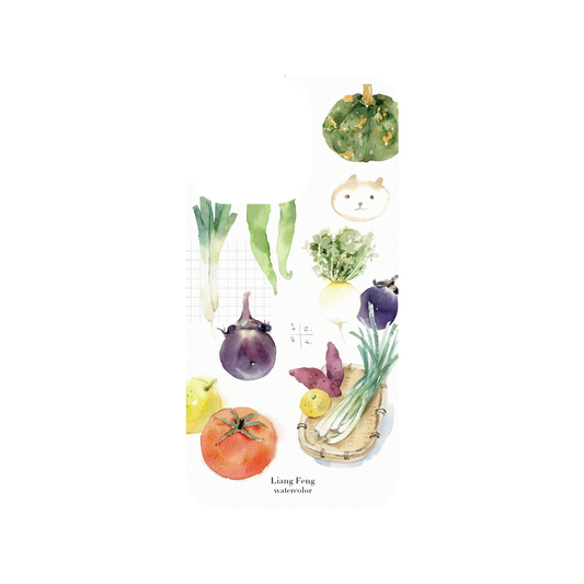 RhinoShield X Liang Feng Clear iPhone 13 Pro Case - Wild Vegetables