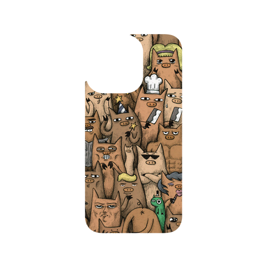 RhinoShield X Incrediville Clear iPhone 13 Pro Case - Revenge of the Pigs