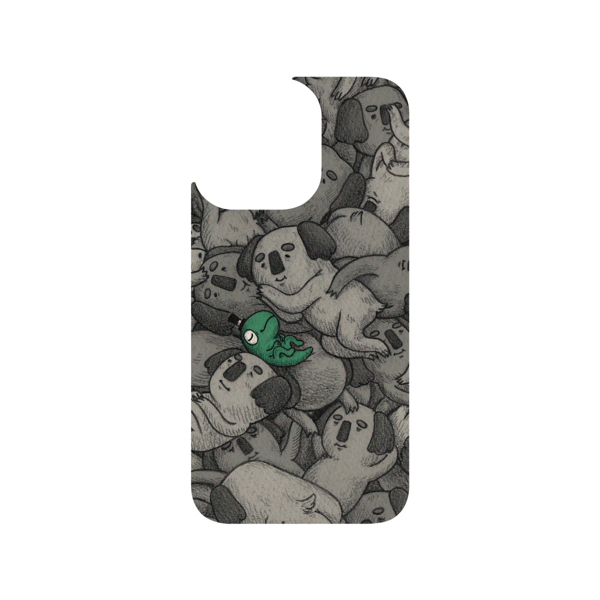 RhinoShield X Incrediville Clear iPhone 13 Pro Case - Chilling with the Koalas