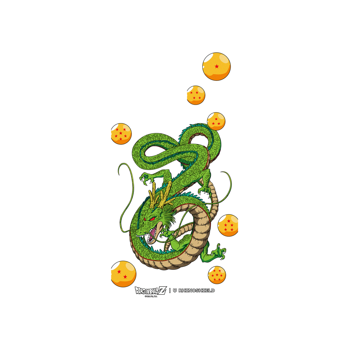 RhinoShield X Dragon Ball Z Clear iPhone 13 Pro Case - Shenron & dragon balls