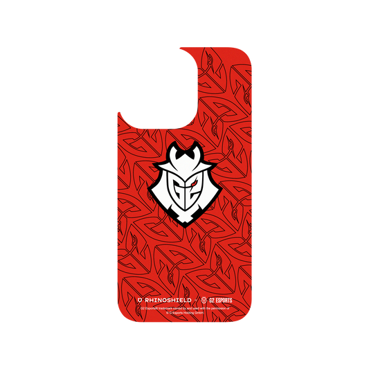 RhinoShield X G2 Esports Clear iPhone 13 Pro Case - G2 - Red Pattern