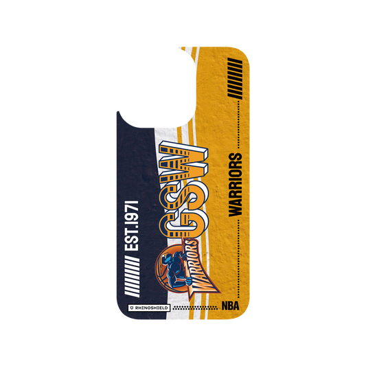 iPhone 13 Pro 犀牛盾Clear聯名設計款透明手機殼 NBA - 復古球員卡-金州勇士 Golden State Warriors - Vintage Card