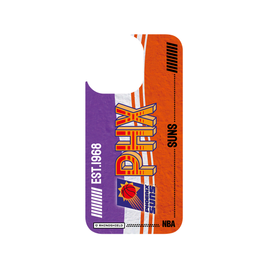 iPhone 13 Pro 犀牛盾Clear聯名設計款透明手機殼 NBA - 復古球員卡-鳳凰城太陽 Phoenix Suns - Vintage Card
