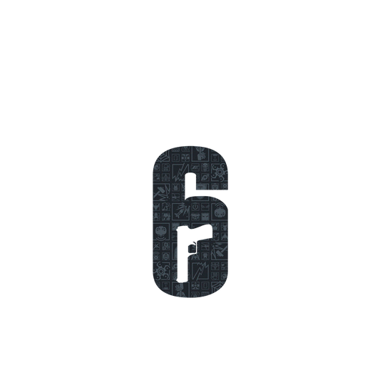 RhinoShield X 6: Siege Clear iPhone 13 Pro Case - 6 Dark Blue Logo