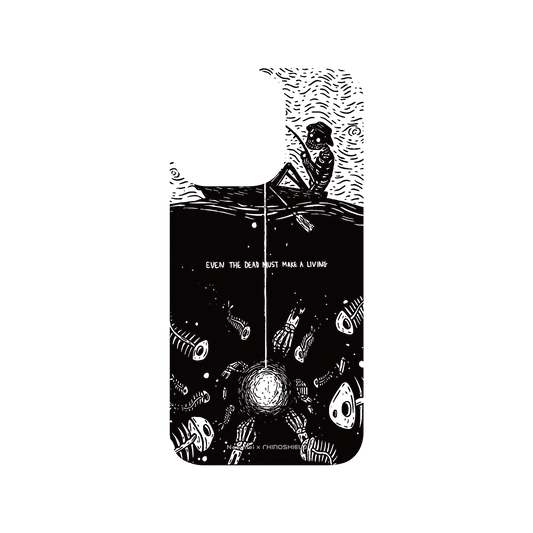 RhinoShield X Neomlei Clear iPhone 13 Pro Case - Even The Dead Must Make A Living
