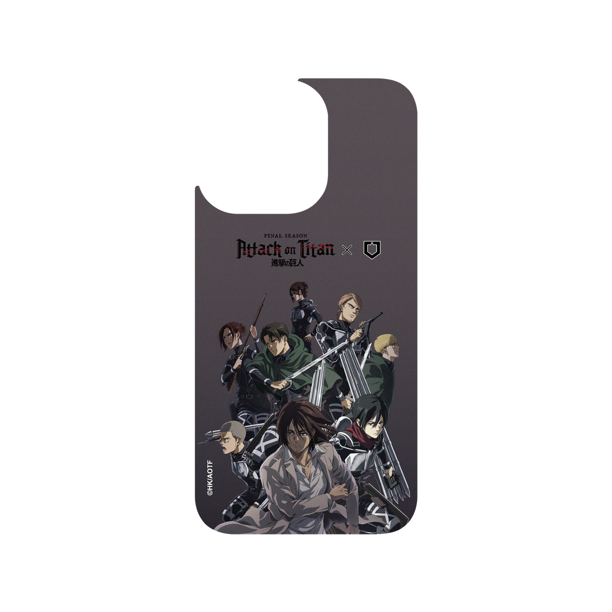 RhinoShield X Attack on Titan Clear iPhone 13 Pro Case - Group - Season 4