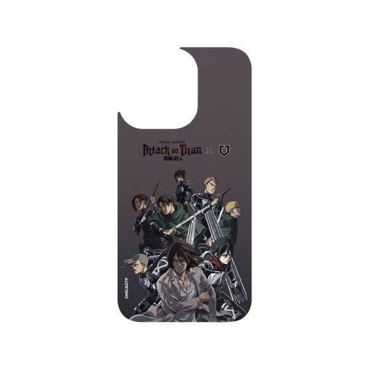 RhinoShield X Attack on Titan Clear iPhone 13 Pro Case - Group - Season 4