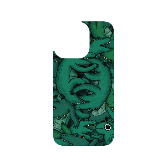 RhinoShield X Incrediville Clear iPhone 13 Pro Case - Crocodille Ying Yang