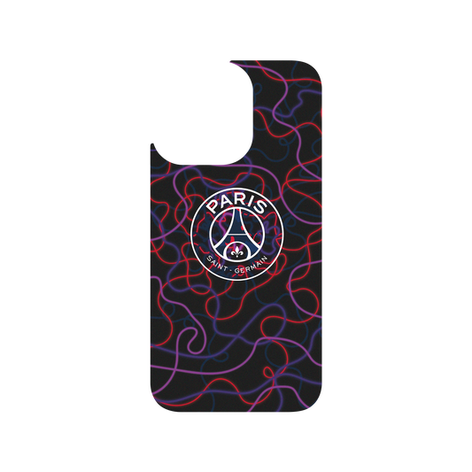 RHINOSHIELD X PSG Clear iPhone 13 Pro Case - Paris Saint-Germain Neon Logo