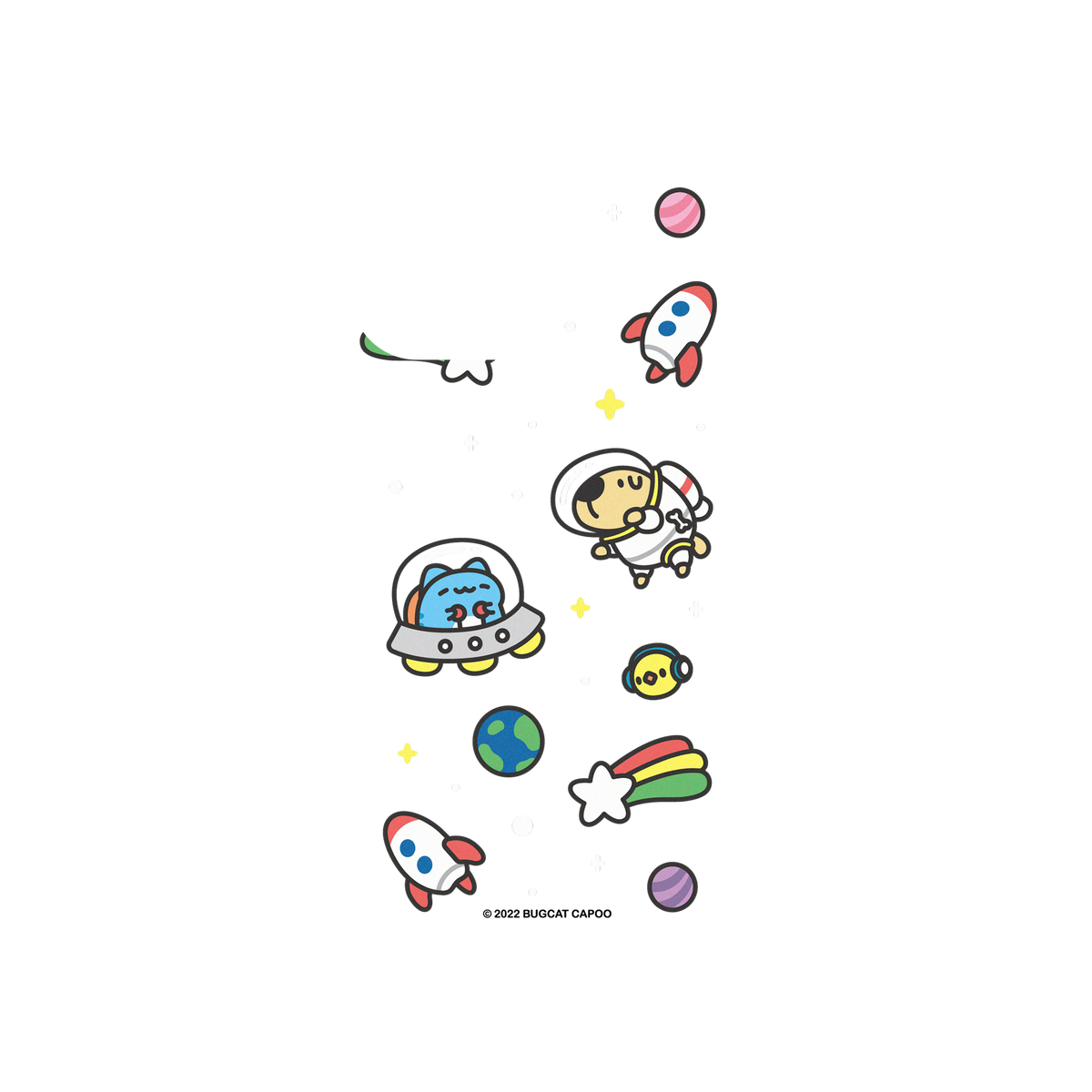 (R)iPhone 13 Pro Max 犀牛盾Clear聯名設計款透明手機殼 貓貓蟲咖波 - 咖波宇宙探險