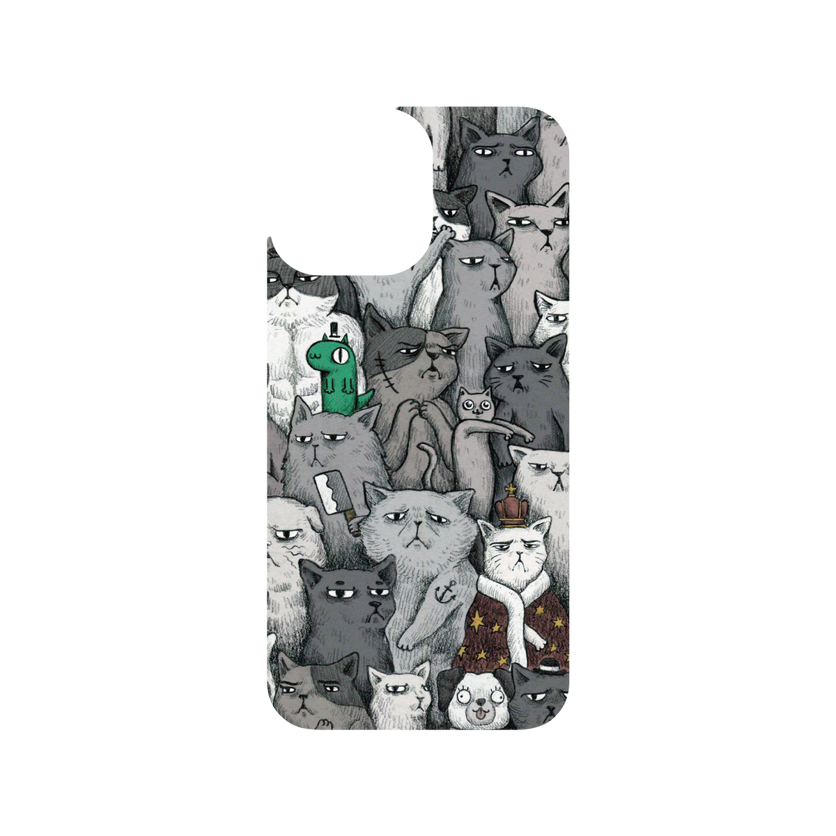 RhinoShield X Incrediville Clear iPhone 13 Pro Max Case - Tough Cats
