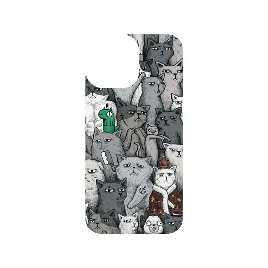 RhinoShield X Incrediville Clear iPhone 13 Pro Max Case - Tough Cats