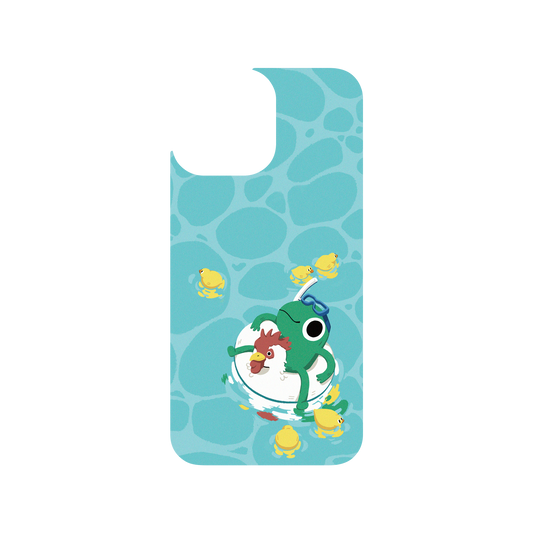 RhinoShield X Incrediville Clear iPhone 13 Pro Max Case - Chicken Floaty