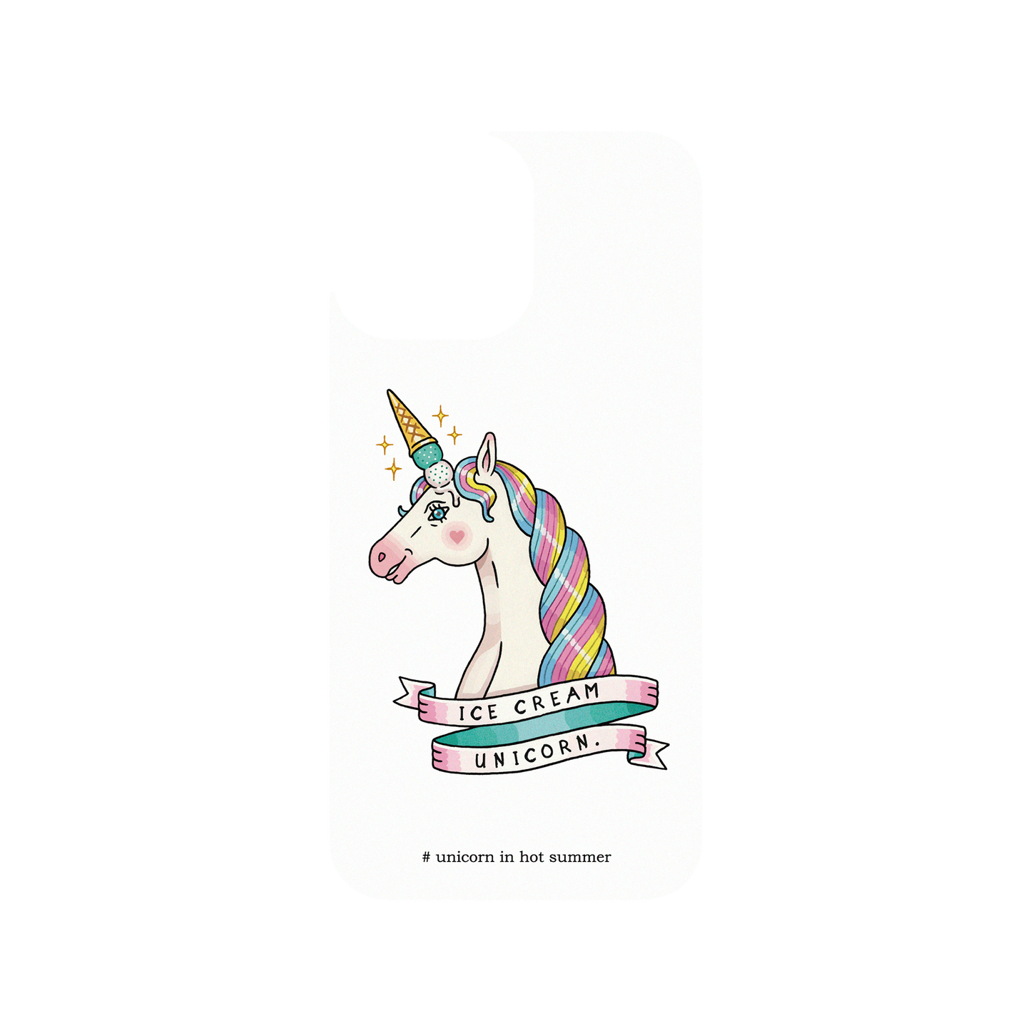 iPhone 13 Pro Max 犀牛盾Clear Case (MagSafe 兼容)聯名設計款透明手機殼 保羅先生 - 甜筒獨角獸