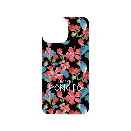 RhinoShield X WasangShow Clear iPhone 13 Pro Max Case - WAWA - Hibiscus Flower Black