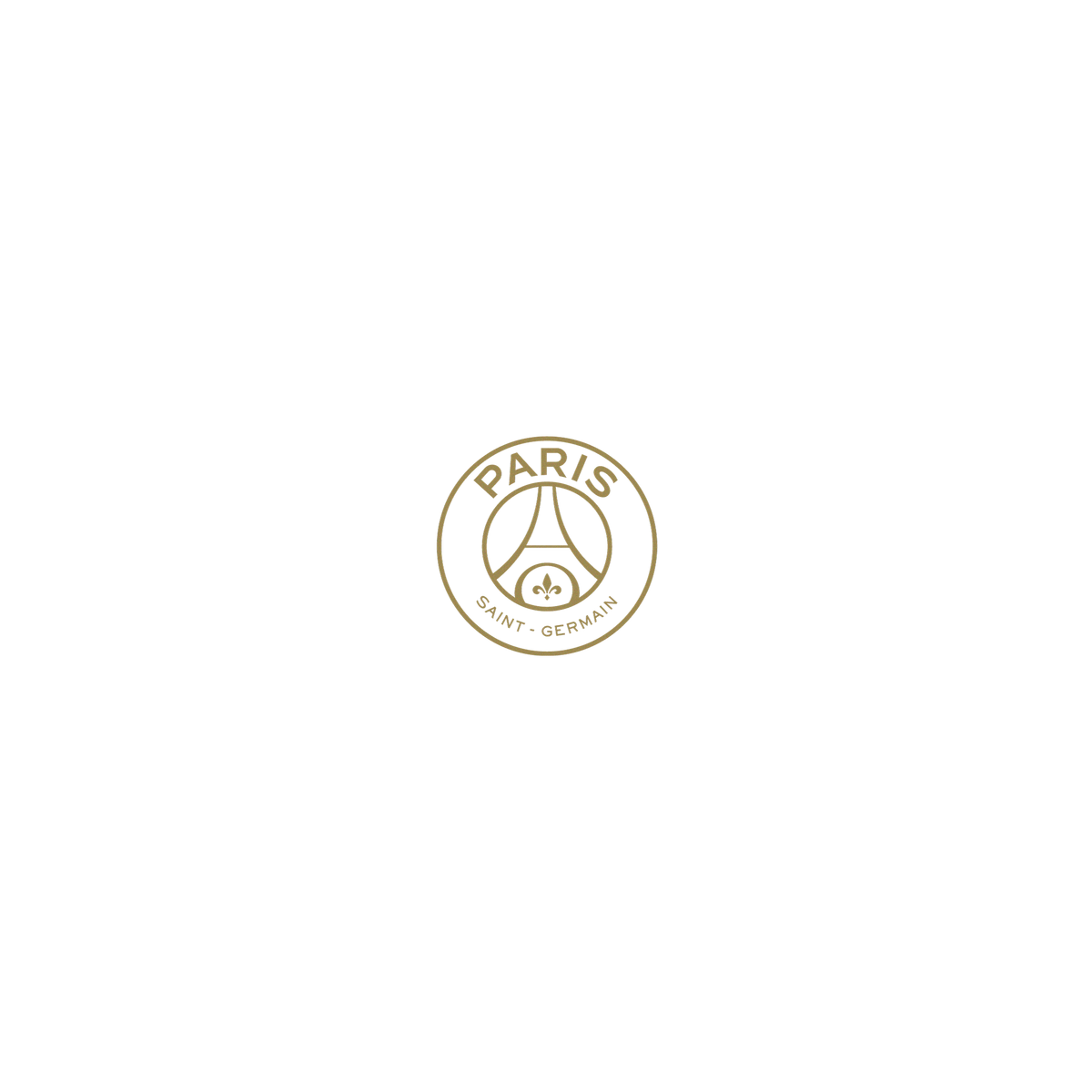 RhinoShield X PSG Clear iPhone 13 Pro Max Case - PSG Logo Gold (lines)